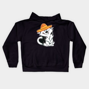 Cute dog alaska mexico cinco de mayo Kids Hoodie